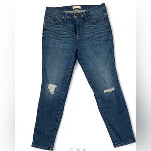 Madewell 9” High Rise Skinny Crop Size 32